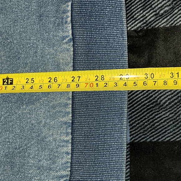 The Rail. Denim SHERPA-Lined Full-zip Hooded jacket. Unisex size Large - Picture 12 of 14